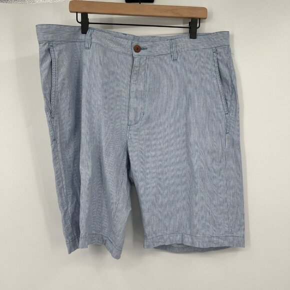 Tommy Bahama Harbor Herringbone Shorts Mens Linen 10” Chambray Lightweight Mens